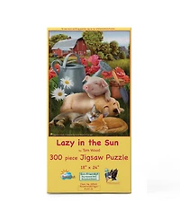 SunsOut Lazy in the Sun 300 piece Jigsaw Puzzle for Adults