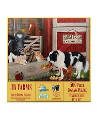 SunsOut Jb Farms 500 piece Jigsaw Puzzle for Adults
