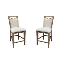 Parker House Furniture Americana Modern Dining Upholstered Counter Chair Two Pack