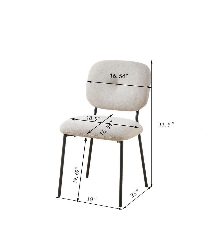 Streamdale Furniture Upholstered Dining Chairs - Set of 2