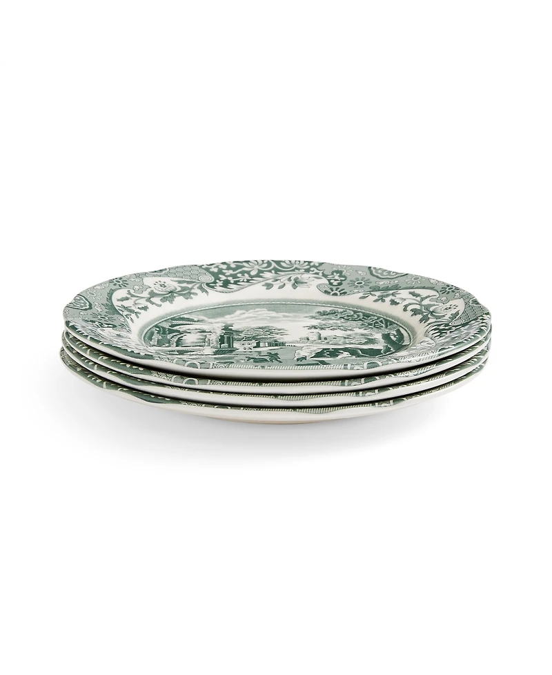 Spode Heritage Green Italian Salad Plates, Set of 4