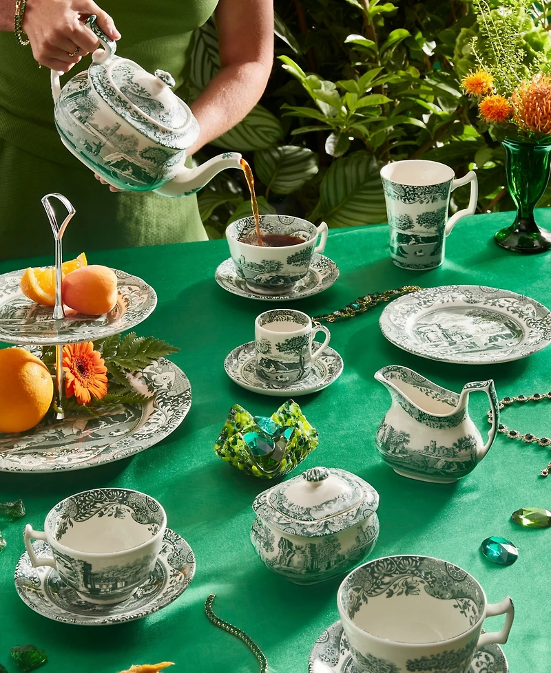 Spode Heritage Green Italian Teapot