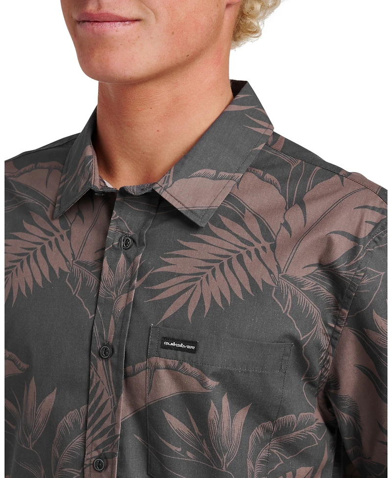 Quiksilver Men's Kahanu Classic Short-Sleeve Shirt