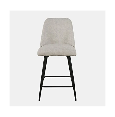 Jofran Macey Contemporary Modern Upholstered Counter Barstool (Set of 2)