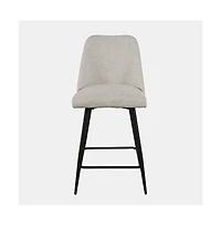 Jofran Macey Contemporary Modern Upholstered Counter Barstool (Set of 2)