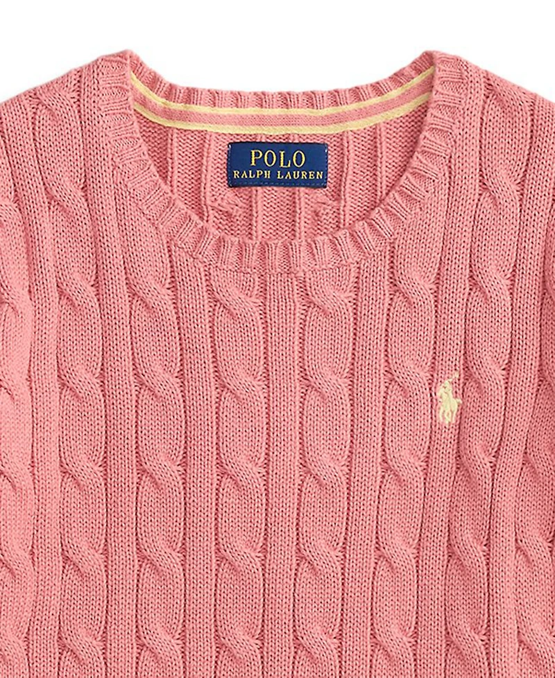 Polo Ralph Lauren Boys' 2-7 Crewneck Cable-Knit Sweater