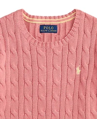 Polo Ralph Lauren Boys' 2-7 Crewneck Cable-Knit Sweater