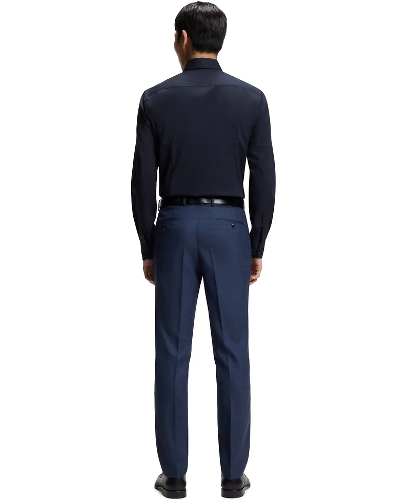 Boss by Hugo Boss Men's Stretch-Cotton Poplin Slim-Fit Dress Shirt