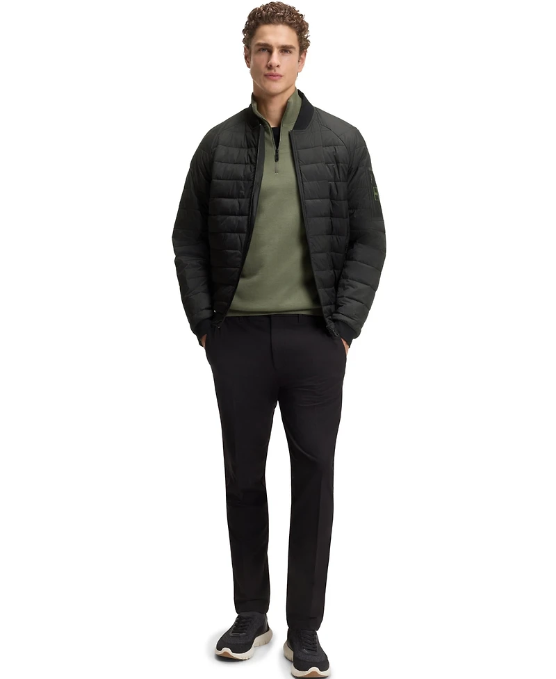 Boss by Hugo Men's Water-Repellent Padded Bomber Jacket