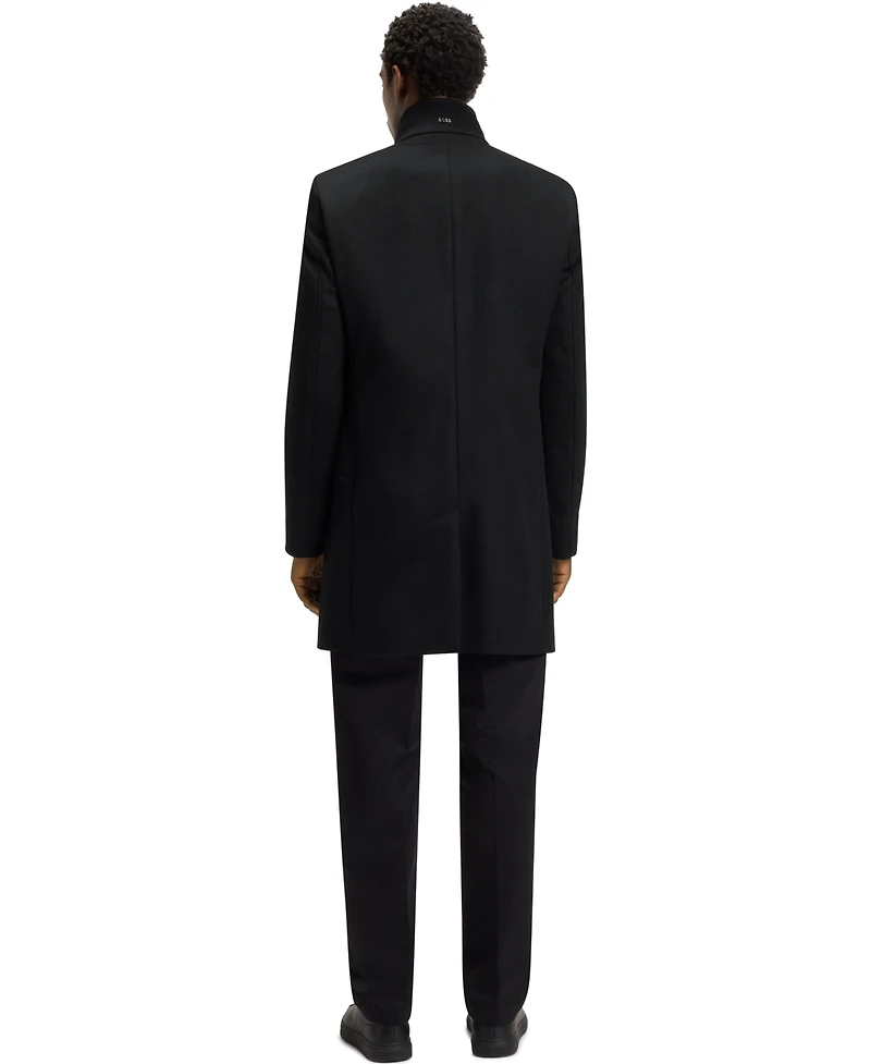 Boss by Hugo Men's Wool Cashmere Slim-Fit Coat