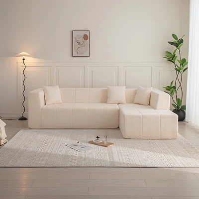 Streamdale Furniture Modular L-Shaped Sectional Sofa with Chaise