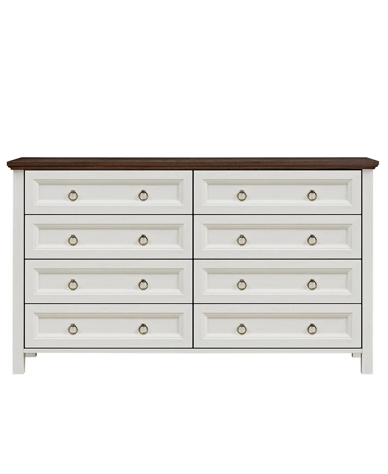 Streamdale Furniture Farmhouse 8-Drawer Tall Chest