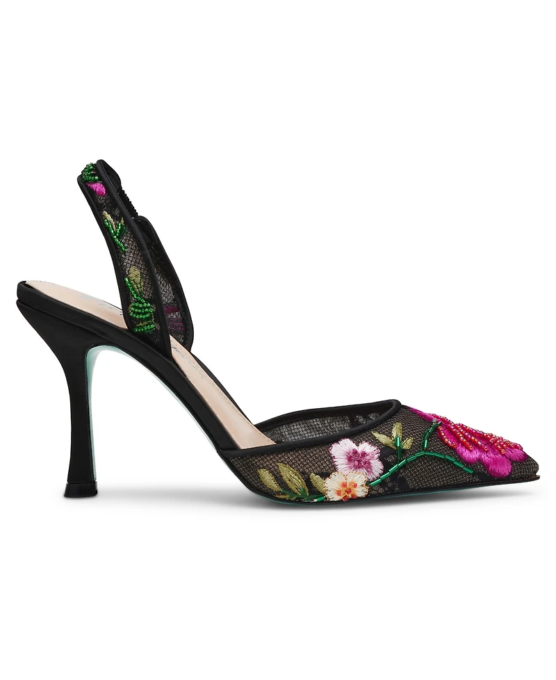 Betsey Johnson Women's April Floral Stiletto Pumps