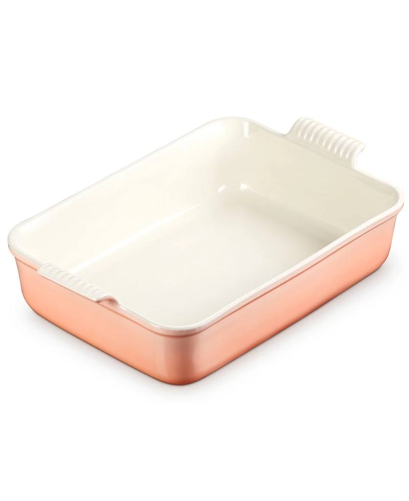 Le Creuset Stoneware 6.75 Quart Heritage Deep Rectangular Lasagna Dish