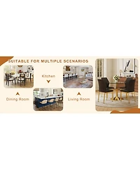 Streamdale Furniture 35" Glass Round Dining Set