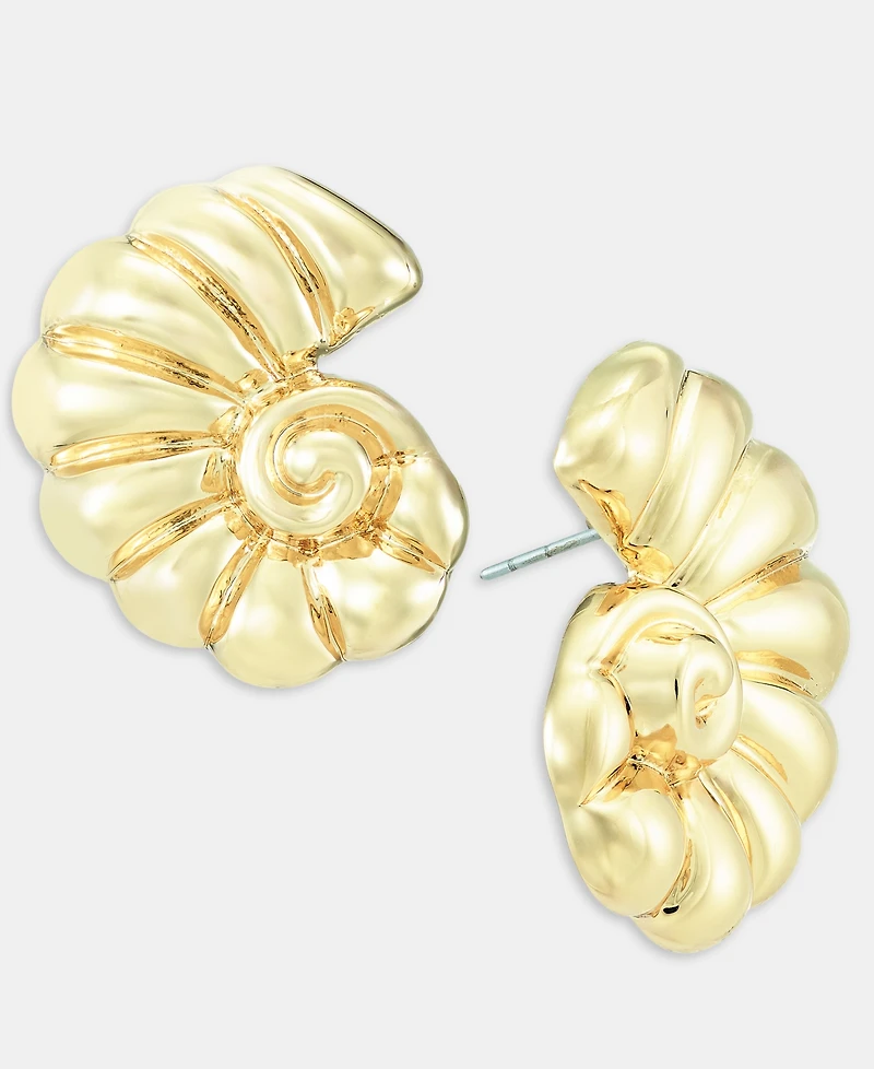 On 34th Shell Button Earrings, Macy's Exclusive