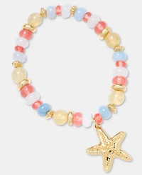 On 34th Starfish Charm Beaded Stretch Bracelet, Macy's Exclusive