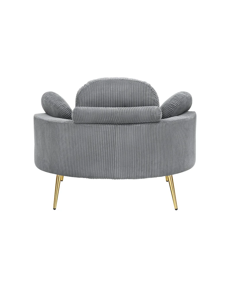 Streamdale 43" Grey Comfortable Chair - Meeting, Living, Bedroom
