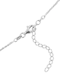 Macy's Cubic Zirconia Halo Pendant Necklace