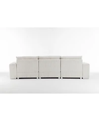 Streamdale Furniture Nordic L-Shaped Flannel Sofa - Minimalist Living Room