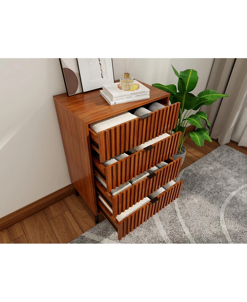 Streamdale Furniture Wooden Chest of Drawers - Modern Storage Organizer