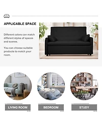 Streamdale Furniture 61" Fabric Sofa Bed - Storage, Adjustable