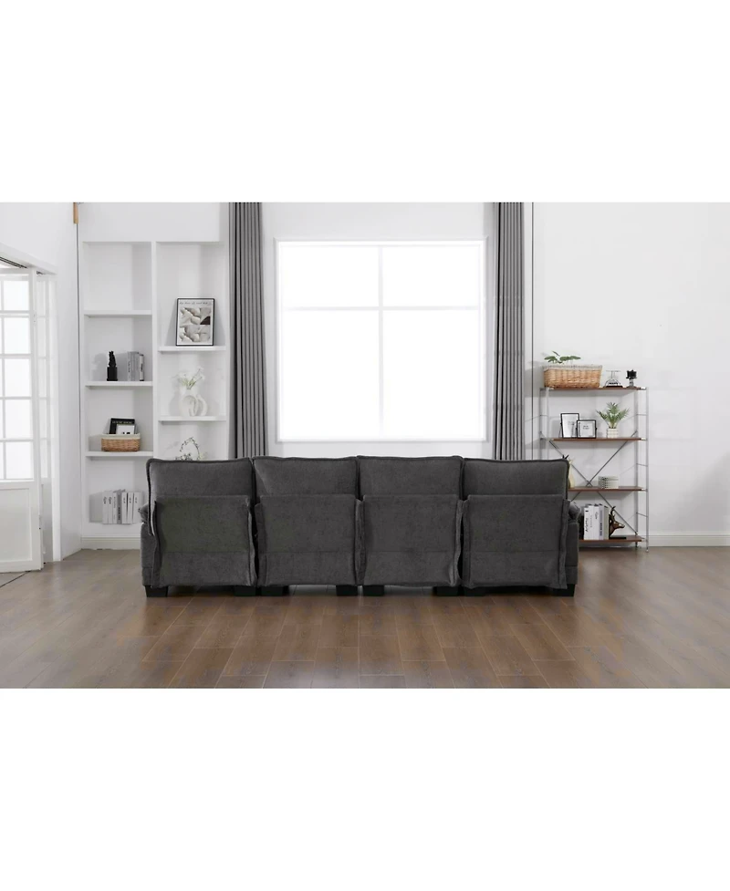 Streamdale Furniture U Shaped Cloud Couch