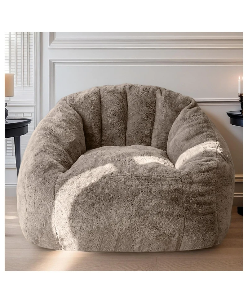 Streamdale Furniture Armrest Bean Bag Chair - High-Density Foam