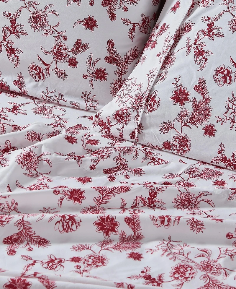 Linery & Co. Ultra-Soft Brushed Winter-Themed Microfiber Sheet Set