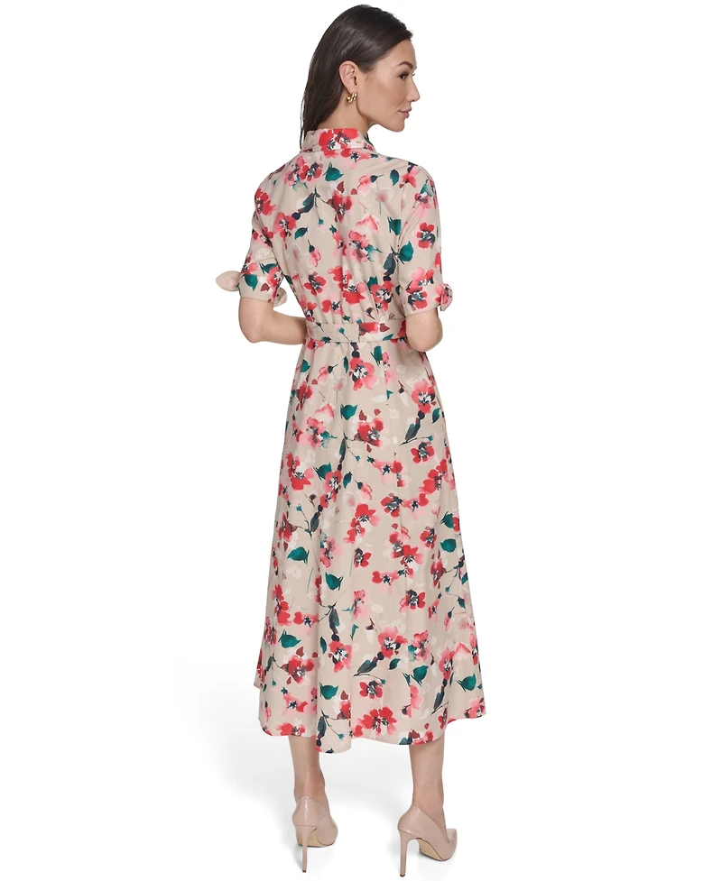 Calvin Klein Women's Collared Midi Dress