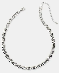 On 34th Twist Collar Necklace, 16" + 3" extender, Macy's Exclusive