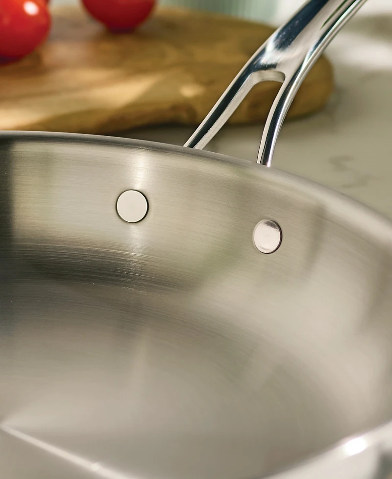 Anolon EverLast Stainless Steel 12.5" Tri-Ply Clad Frying Pan