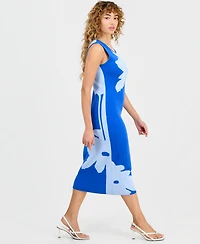 T Tahari Women's Sleeveless Sweater Dress