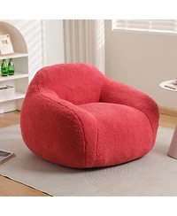 Streamdale Furniture Cozy Bean Bag Chair with Armrests Spacious and Memory Foam Filled