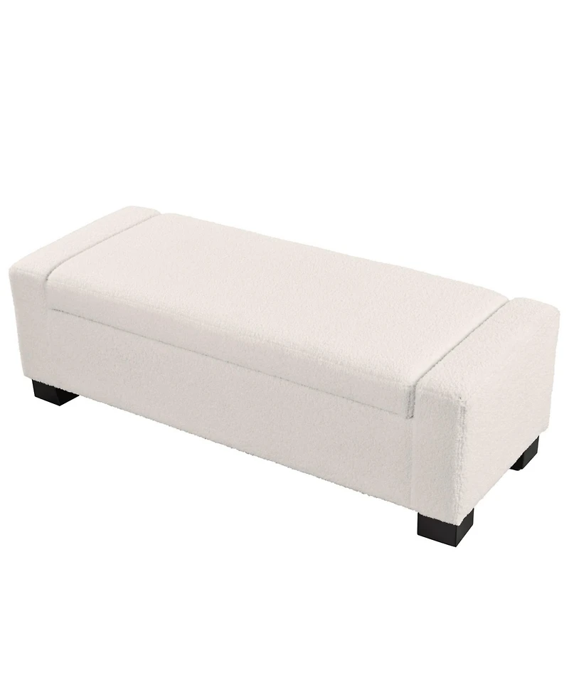 Streamdale Furniture 50" Rectangular Ottoman Bench with Hinged Lid & Storage