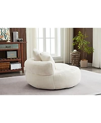 Streamdale Furniture Foam Bean Bag Chair - Soft Chenille Cover