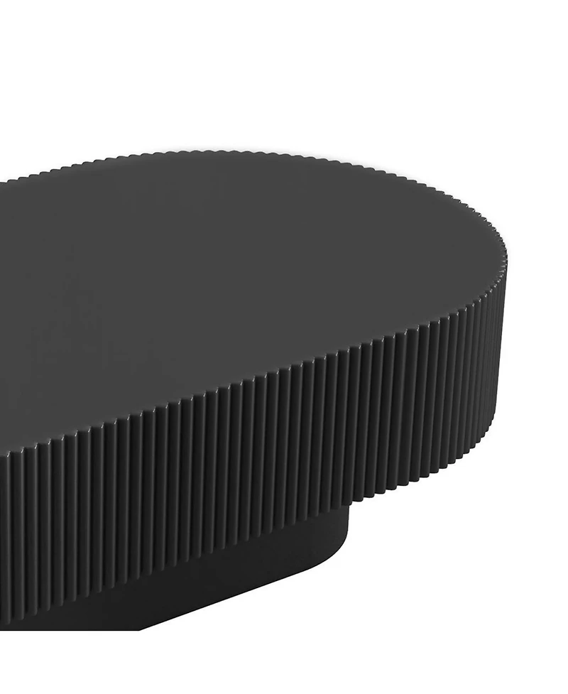 Streamdale Furniture Elegant Oval Coffee Table