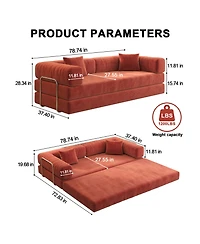 Streamdale Furniture Modular Sectional Sofa Bed