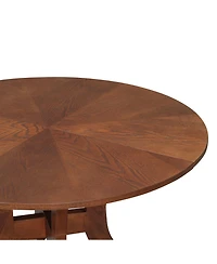 Streamdale Furniture Streamdale Round Dining Table 39.4" - Solid Wood Legs