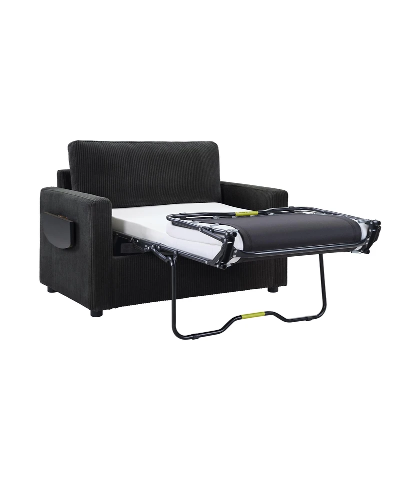 Streamdale Furniture Sofa Bed Sleeper with Foldable Table, Usb Ports