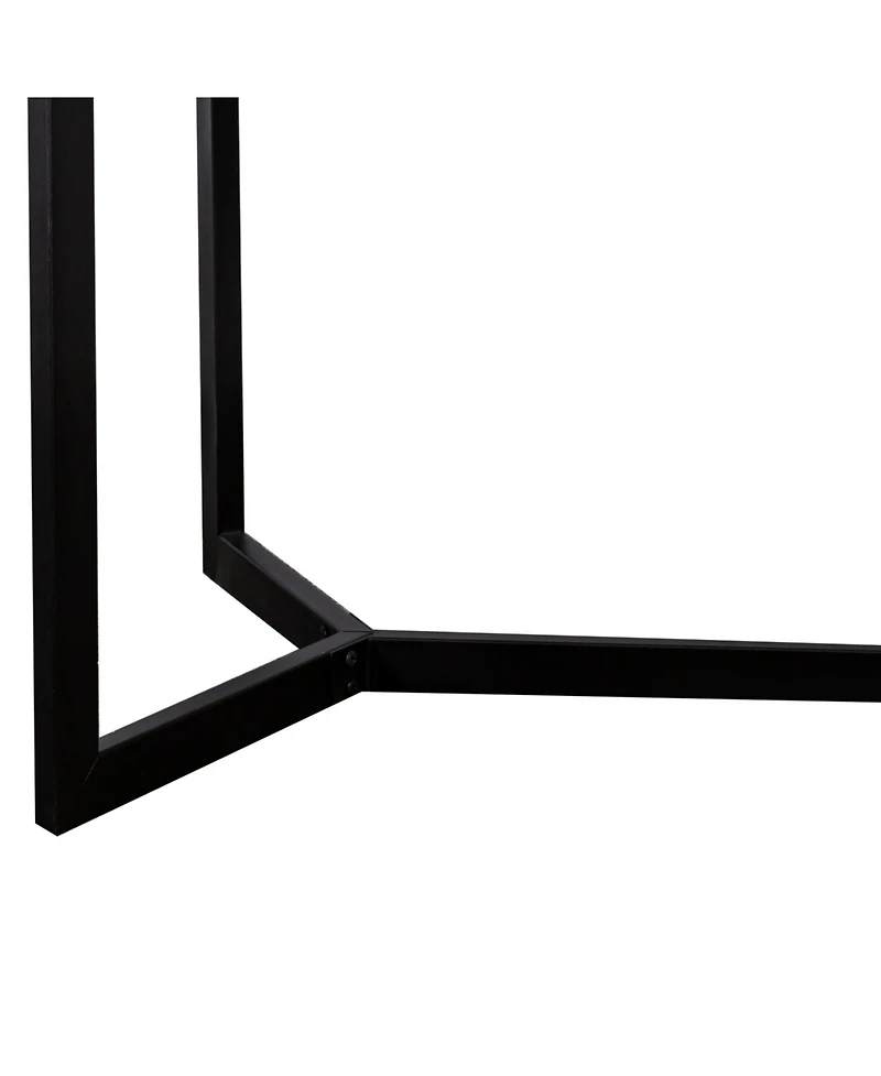 Streamdale Furniture Modern Black 70.87" Computer Desk, Study & Work Desk, Y-Shaped Metal Legs