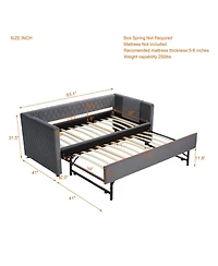 Streamdale Furniture Velvet Daybed