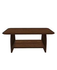 Streamdale Furniture Modern 47" Double-Layer Coffee Table with Storage
