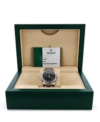 Pre-Owned Rolex Oyster Perpetual Datejust Automatic Watch in Stainless Steel and White Gold with Diamond Markers 36mm