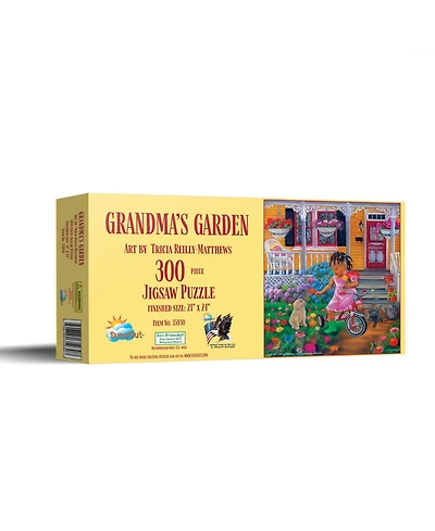 SunsOut Grandma's Garden 300 piece Jigsaw Puzzle for Adults