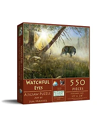 SunsOut Watchful Eyes 550 piece Jigsaw Puzzle for Adults
