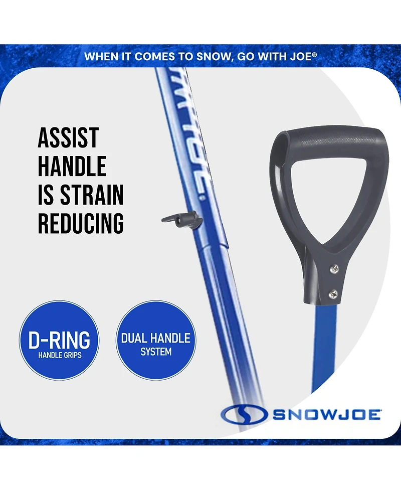 Snow Joe Shovelution Snow Shovel with 20" Shovel Blade and Handle, Sj-SHLV20