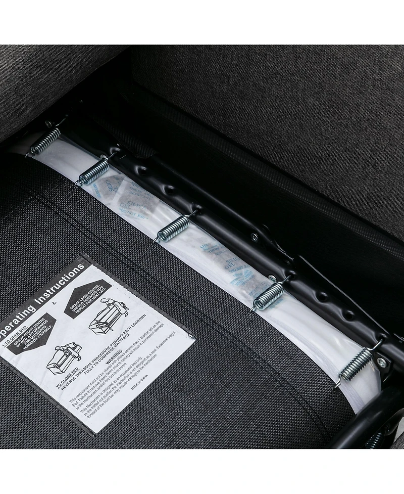 Streamdale 57.9" Pull Out Sofa Bed Loveseat Sleeper with Twin Memory Mattress Two Usb Ports for Living Room Spaces