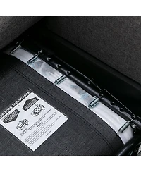 Streamdale 57.9" Pull Out Sofa Bed Loveseat Sleeper with Twin Memory Mattress Two Usb Ports for Living Room Spaces