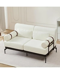 Streamdale Furniture Modern Loveseat Sofa with Usb Ports